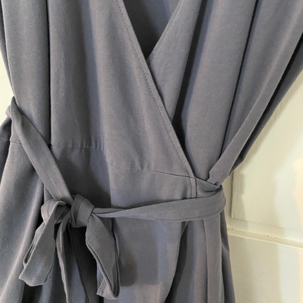 Pact | Wrap Dress in Smoky Purple